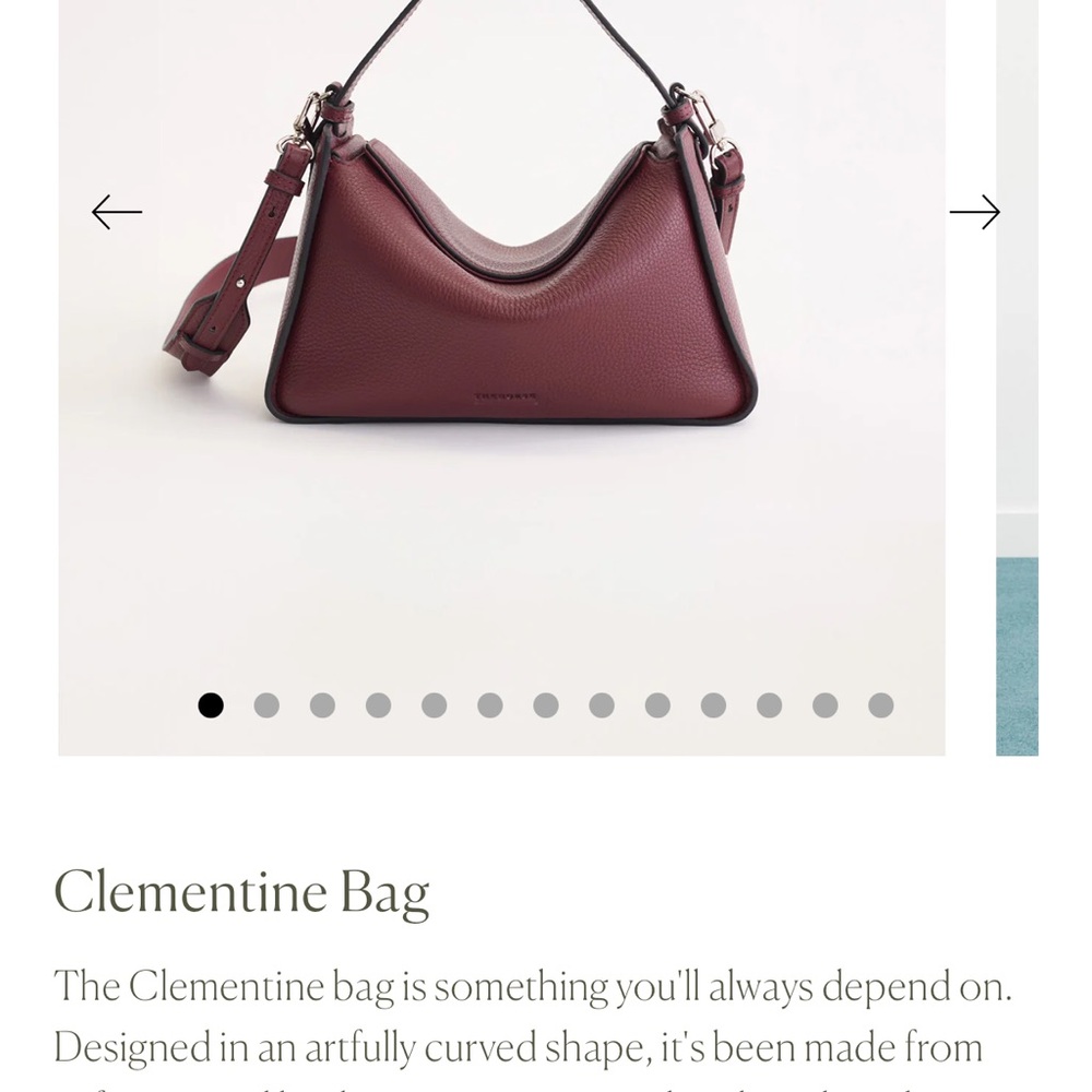 The Horse Burgundy Leather Shoulder Bag with Elegant Design